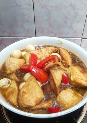 Foto resep Tahu Telur Puyuh Kuah Kecap