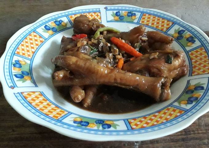 Ayam dan Ceker Kecap Kemangi