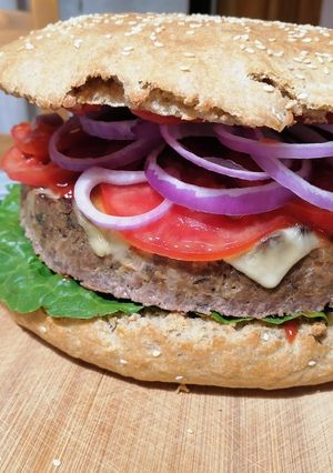 Φωτογραφία της συνταγής Giant burger 4,5kg 🍔❤️
