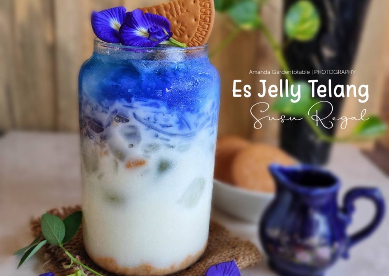 Es Jelly Telang Susu Regal
