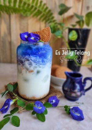 Foto resep Es Jelly Telang Susu Regal