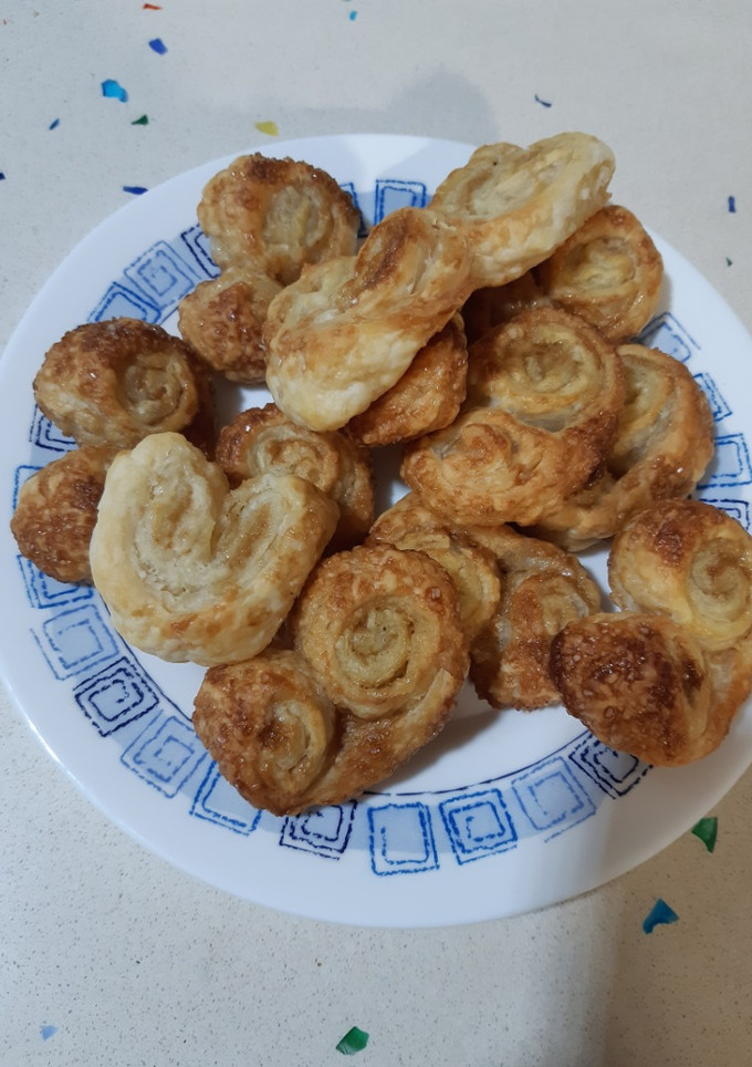 Una foto de Palmeritas de azúcar y canela
