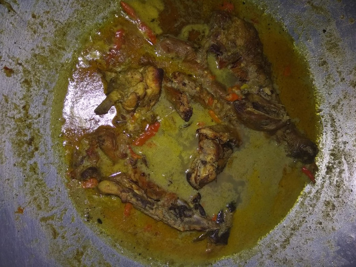 Anti Ribet, Bikin Ayam panggang masak kare pedas Yang Menggugah Selera