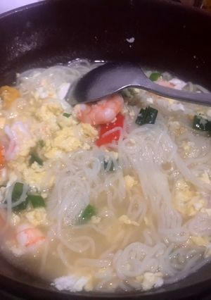 Foto resep Misoa kuah udang