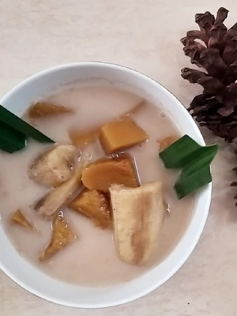 Cara Mudah Menyiapkan Resep  Kolak labu pisang fibercreme yang Menggugah Selera, Bikin Ketagihan