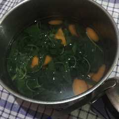 Sayur Bening Bayam Wortel-レシピのメイン写真