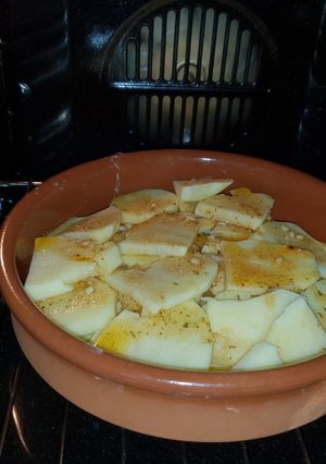 Una foto de Guarnición fácil de patatas