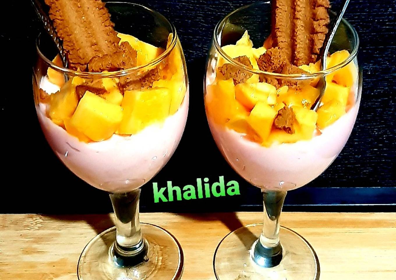 Three Colour Strawberry mango delight