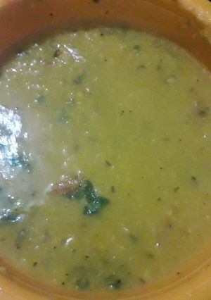 A picture of Tadaka Moong Dal.