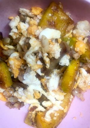 รูปของ ฟักทองผัดไข่ (อาหารเด็ก/ก่อนขวบไม่ปรุง)