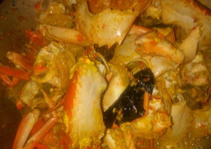 Kepiting saos Padang