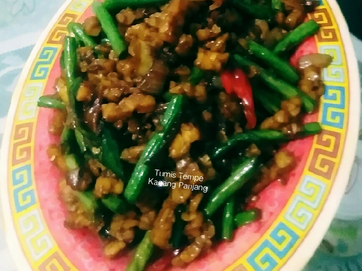 Langkah Gampang Membikin Resep Tumis Tempe kacang Panjang yang Sempurna Anti Ribet, Lezat Sekali