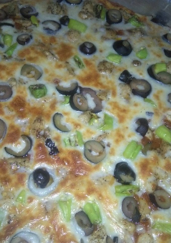 صورة لوصفة البيتزا الخطيره
