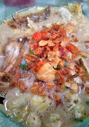 Foto resep Soto ayam santan-susu gurih