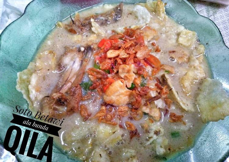 Langkah Mudah Menyiapkan Soto ayam santan-susu gurih Anti Gagal