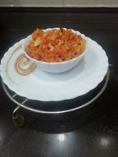 A picture of Carrot & Mawa Halwa.