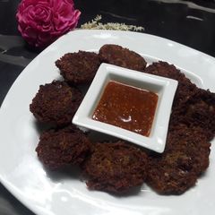 A picture of Sprouted moth dal vadas.