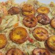 Plantain and egg fritter