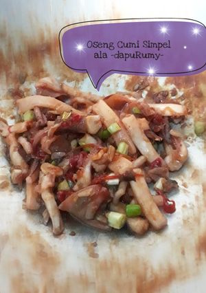 Foto resep Oseng Cumi Simpel