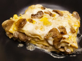 Lasagna funghi e zafferano