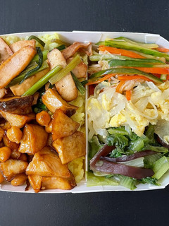 ［蔬食便當］剝皮辣椒杏鮑菇 的食譜成品照片