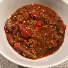 A picture of Chunky Gameday Beef Chili.