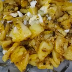A picture of Alu ki bhujiya ❤❤.