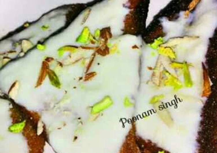 Steps to Make Homemade Double ka meetha