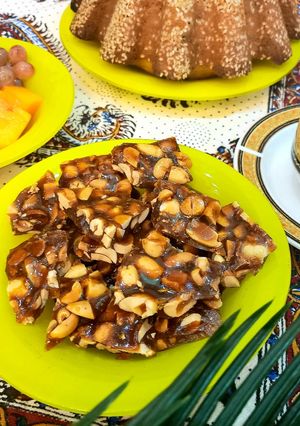 عکسی از دستور شیرینی بادام سوخته