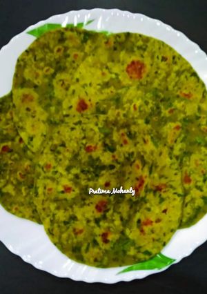 A picture of Masala Methi Paratha.