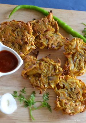 A picture of Baked Onion Pakora.