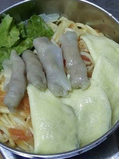 【愛在家裡麵x好勁道】家常番茄麵 的食譜成品照片
