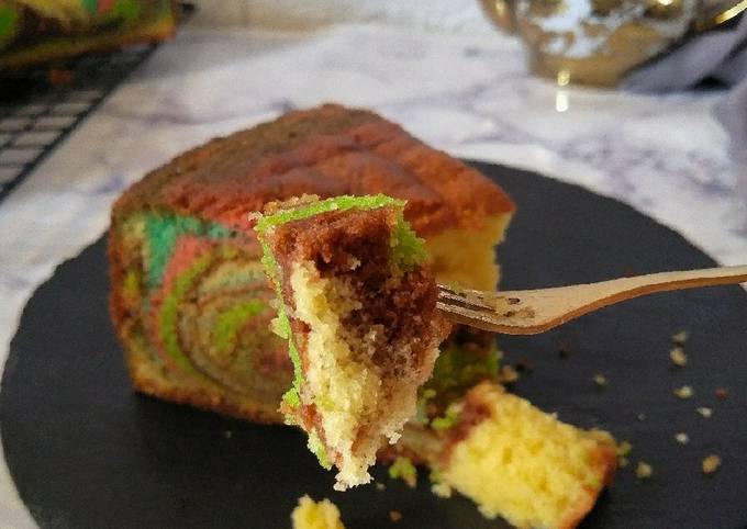 Rainbow Cake (Zebra Cake)