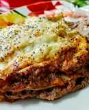 LASAGNA Con🍝Carne 3 Quesos...!
