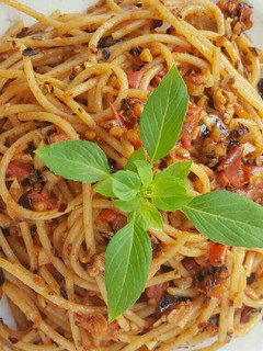 Foto resep Spaghetti Aglio Olio with tomato