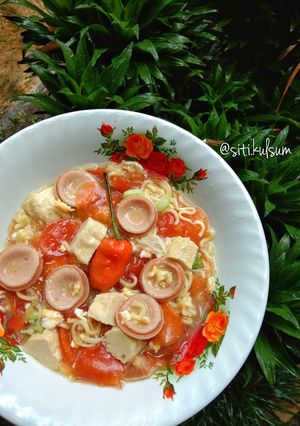 Foto resep Seblak mie&sosis