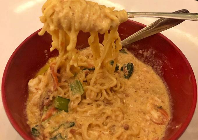  Resep  Internet keju  sosis kuah susu  INDOMIE TELUR  KORNET 