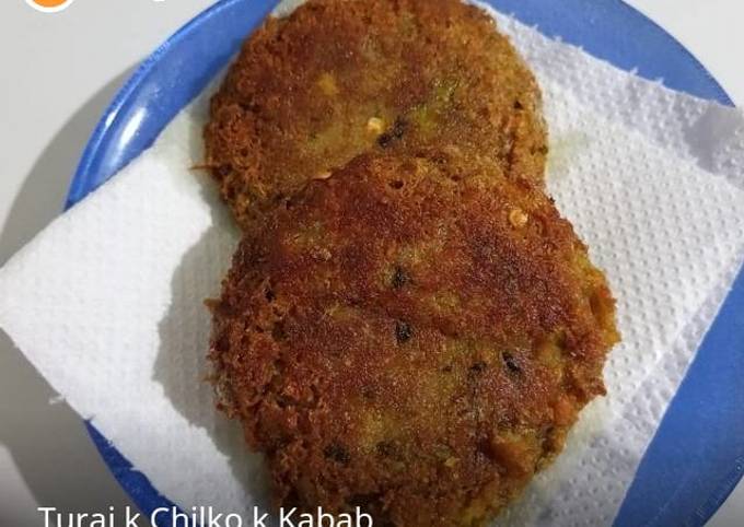Turai k Chilko k Kabab Recipe