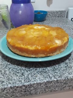 Una foto de Torta de manzana invertida