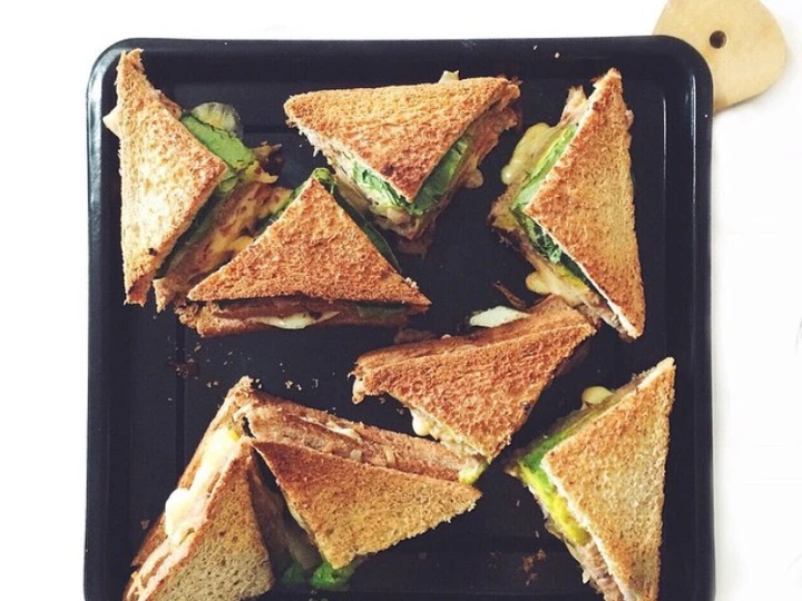Langkah Mudah untuk Membuat Resep Tuna sandwich with whole wheat bread yang Sempurna Anti Ribet, Sempurna