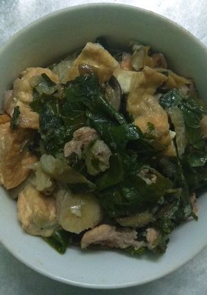 Hình của món Ốc nấu chuối đậu.