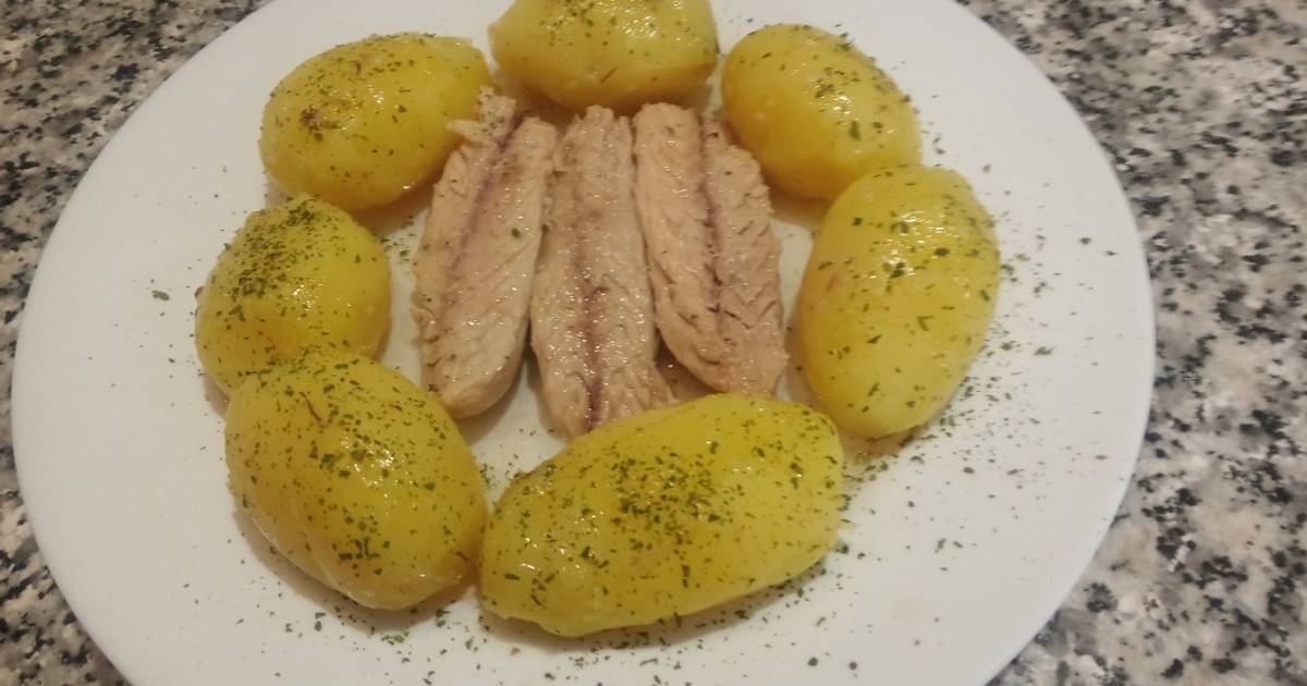 Patatas cocidas en microondas Receta de Encarni Garcia- Cookpad