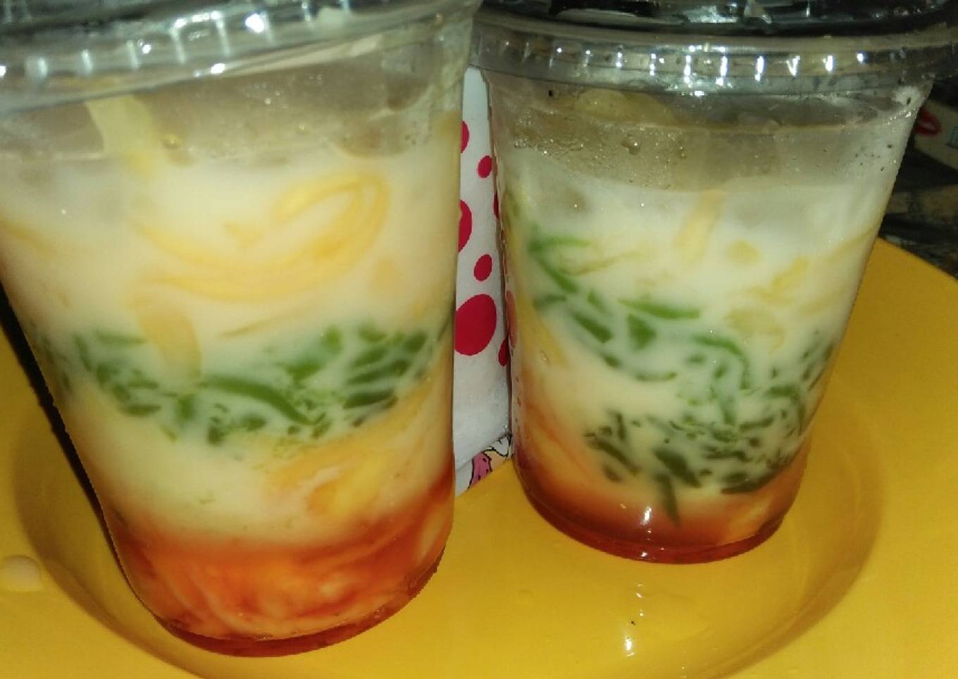 #90. Es serut melon cendol beras