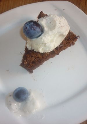 Una foto de Torta húmeda de chocolate