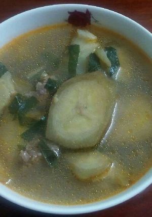Hình của món Canh chuối thịt bò!.