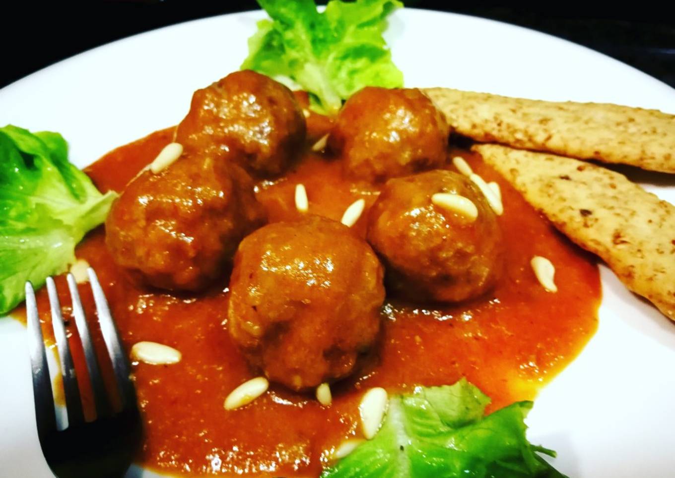 Albóndigas de res en salsa de cerveza artesana Minera