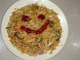 ट्रिरंगी फ्राइड राइस (tirangi fried rice recipe in Hindi)