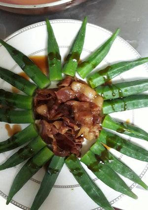 Foto resep Lady Finger Saus Tiram