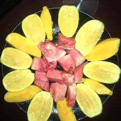 Iftar friuts🍉🍋🍊 A picture of Iftar friuts🍉🍋🍊.