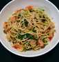 Resep Spaghetti Prawn Spinach Aglio Olio Anti Gagal